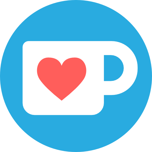 The kofi "coffee-cup" logo